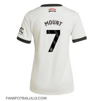 Manchester United Mason Mount #7 Tricou Fotbal Replică 2024-25 Femei Treilea